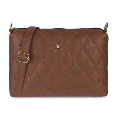 Women Textured Structured Sling Bag