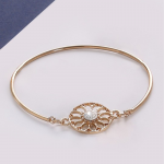 Women Gold-Plated Kada Bracelet