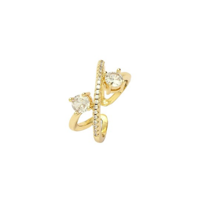 Celestial AD Gold Ring For Women & Girls Finger Ring Jewellery Accessories