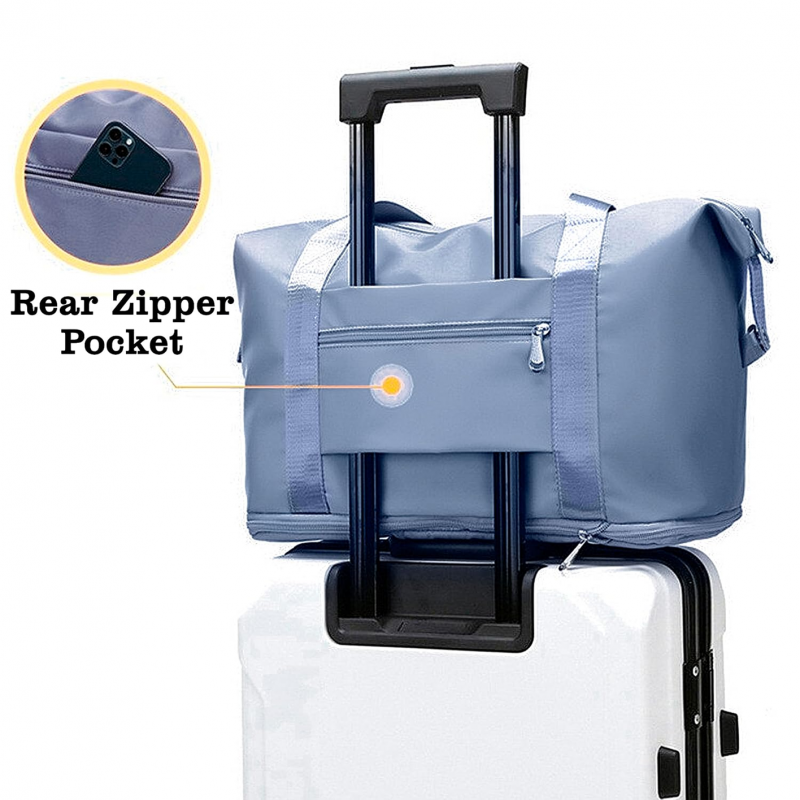 Nylon 40 Cms Imported Foldable Travel Duffle Bag For Women