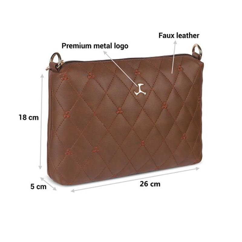 Women Textured Structured Sling Bag